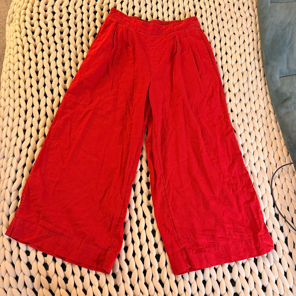 a new day Bright Red Wide-Leg Pants